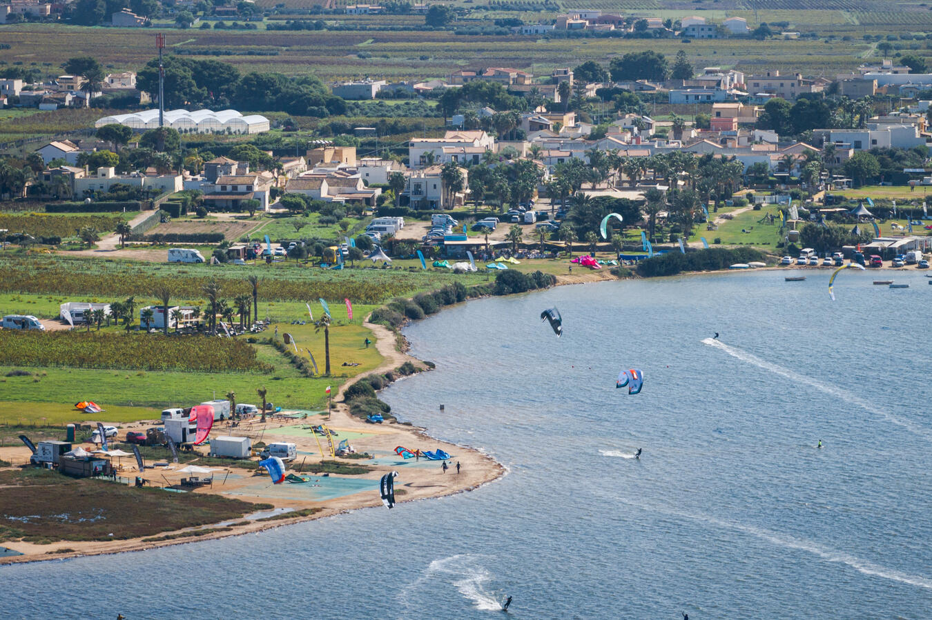 The Kite Spot Kite lagoon with steady winds